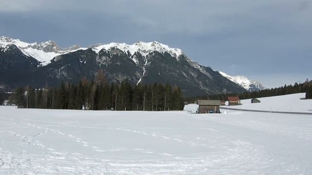 Съемка камерой Canon S120 Обзор лыжных трасс Лойташ-Зеефельд-Австрия смотреть онлайн