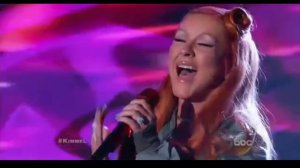 Christina Aguilera - Change Jimmy Kimmel Live