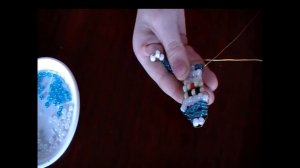 Как сделать снегурочку из бисера