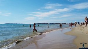 Sunny Beach Walk in Bulgaria: A 4K Coastal Adventure