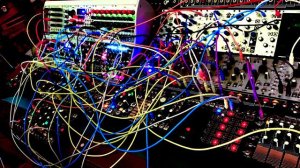 "Sparkling stars in a muggy night" eurorack modular synth, 4ms SWN, Plonk, Benjolin, MakeNoise