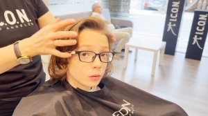 Chez coiffeur avec French Kids @frenchkids_officiel #coiffeur #vlog #youtube #coupedecheveux