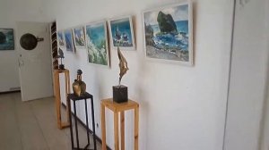 Моя выставка скульптуры и живописи. Exhibition sculpture of paintings.