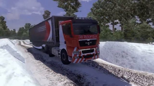 Euro Truck Simulator 2 Trucker Map v r28 Поездка по России, поворот на Иркутск смотреть онлайн