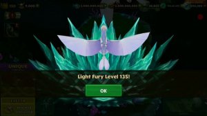 Light Fury Max Level 150 Titan Mode - Dragons:Rise of Berk New Update