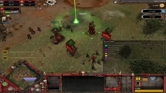 Unlimited vs Undying! Orks vs Necrons, 1v1 on Shrine of Excellion | Dawn of War: Soulstorm смотреть онлайн