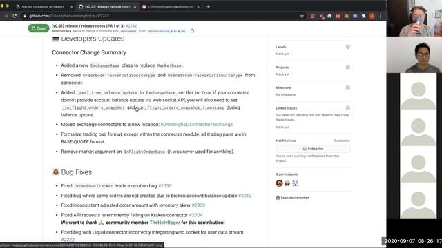 Hummingbot developer call: v0.31 release смотреть онлайн