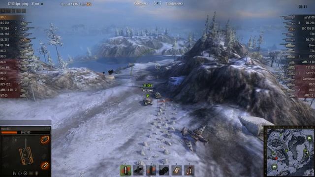WOT: Arctic Region - IS-7 - 3 frags смотреть онлайн