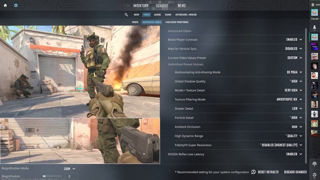 Best Video & Graphics Settings In CS2 for Low-End PC’s - Guide