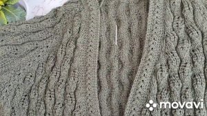 Вязание. КАРДИГАН В ПРОЦЕССЕ...СКОЛЬКО СВЯЗАНО ЗА ДВА ДНЯ ИЮНЯ...