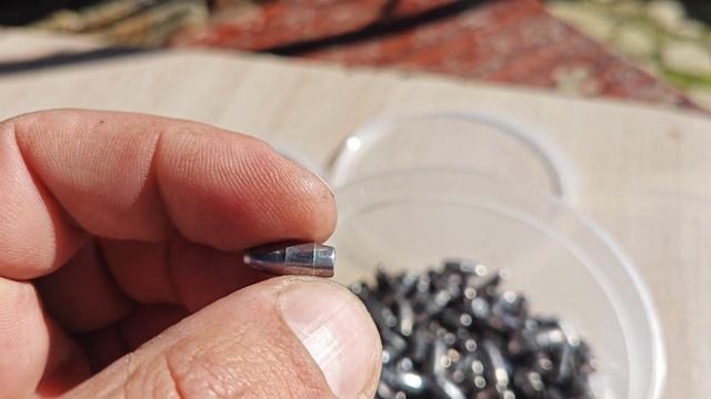 эксперименты с пулями для ЛЕШИЙ 2  6.35 , весом 0.25г
