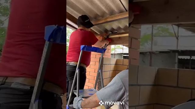 Сборка барбекю комплекса для мангальной  зоны с печкой для казана по принципу лего.