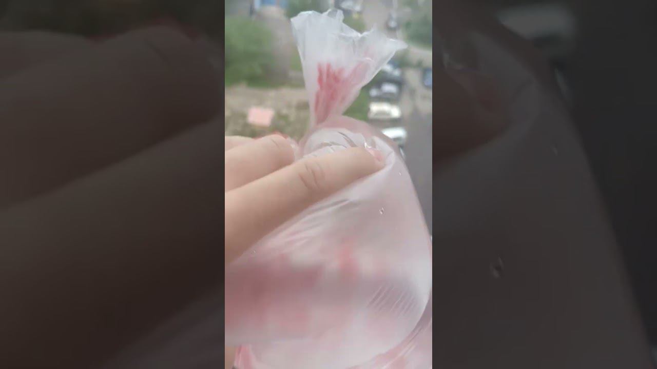 Слайм (Пакет с водой), но под моим звуком #хочуврек #мем #рек #врек смотреть онлайн