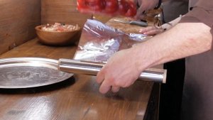 Фаршированный перец на мангале