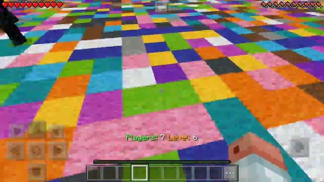 Играем Minecraft на сервере в мини игру Block party смотреть онлайн