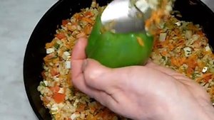 ПЕРЕЦ летний фаршированный булгуром и овощами/ вегетарианский рецепт