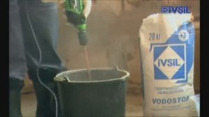 Обмазочная гидроизоляция пола Водостоп на видео