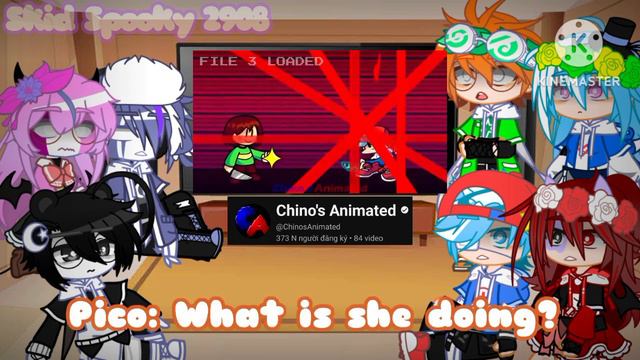 ||GC||FNF||react to||Chara vs BF Knife Fight animation||lazy._. смотреть онлайн