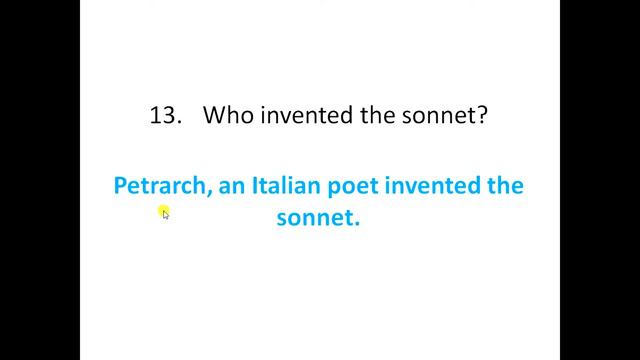QNA related to Sonnet - Short answer Type Questions | Student Go | смотреть онлайн