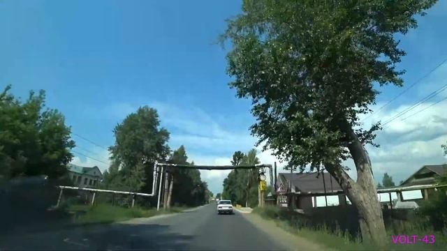 Вятские Поляны, едем на авто пляж.