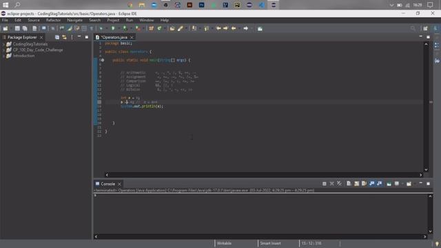 Operators | Assignment Operator | Lecture 5 | Hindi | Java