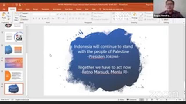 Seminar Internasional "Diplomasi Indonesia dalam Konflik Palestina-Israel" смотреть онлайн