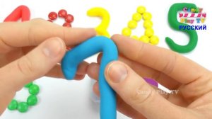 Учим цифры от 1 до 10 с Play Doh и M&M's Учим цвета с пластилином Плей До Лепим цифры из Play Doh