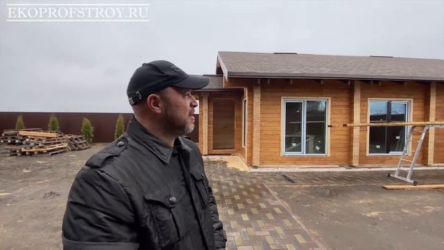 Город Тольятти. Шикарная Баня 6х9 из профилированного бруса.Внешний вид. Своими руками. Stihl Ryobi