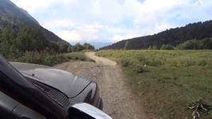 Дорога на Софийские водопады Архыз
