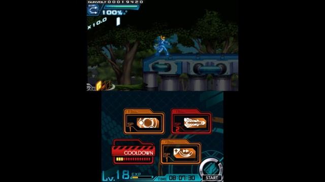 Azure Striker: Gunvolt-Striker Pack (3DS) Part 8 Mission: Garden Walkthrough смотреть онлайн