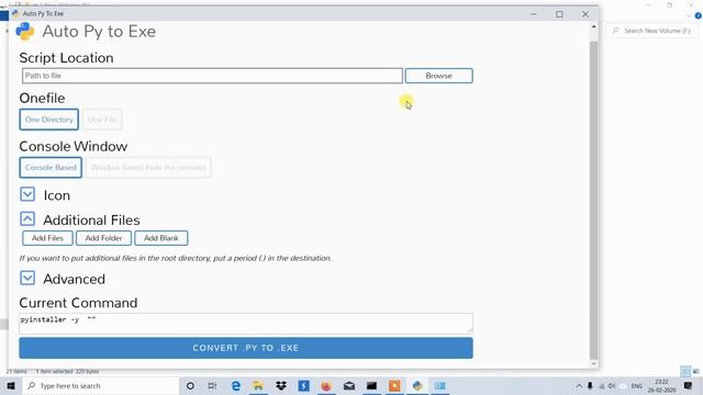 How to Convert any Python File to exe formate and install auto-py-to-exe module смотреть онлайн