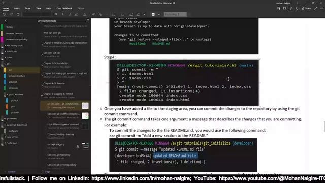 Git Tutorial |Marathi |Chapter 5 Git Stagging And commit  [#2]| #git #github #gittutorial #gitflow