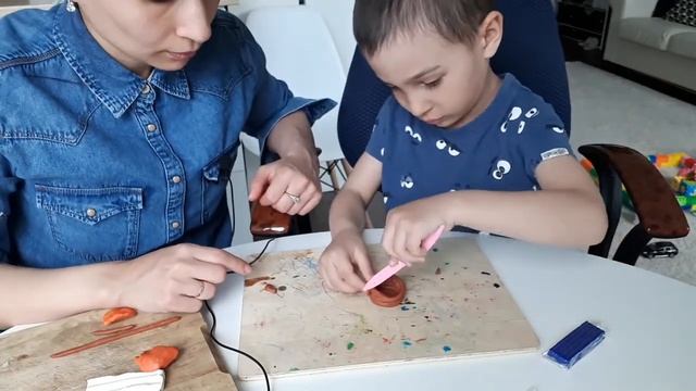 Мастер-класс "Лепка белочки из пластилина" смотреть онлайн