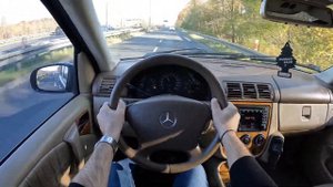 РЕТРО ТЕСТ ДРАЙВ МЕРСЕДЕС МЛ400(4.0 250Л.С.)ОБЗОР/ДИЗАЙН/ВОЖДЕНИЕ ОТ ПЕРВОГО ЛИЦА