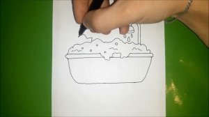 Как нарисовать ВАННУ? Лёгкие рисунки для срисовки