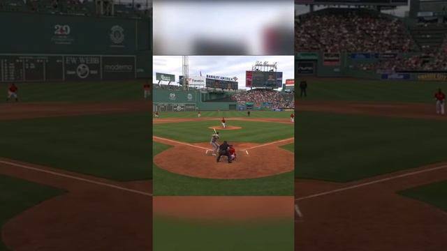 Diving catch by Rafael Devers to block a blast to left center field