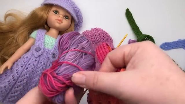 Вязовлог что успела связать из разной пряжи по МК Марта, примеры, про спицы