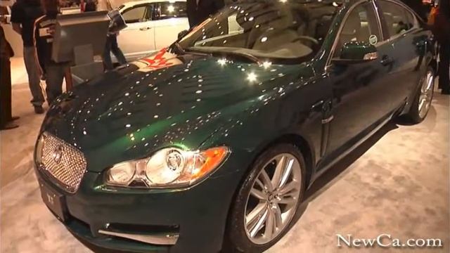 Jaguar XFR 2010 Luxury Sports Car Canadian Premiere at the Canadian International AutoShow 2009 смотреть онлайн