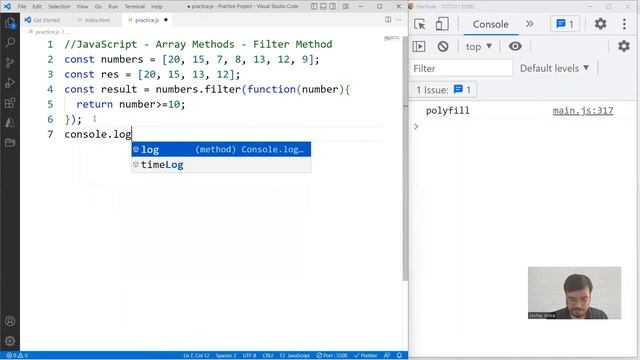 JavaScript Advanced || Array Filter Method in English