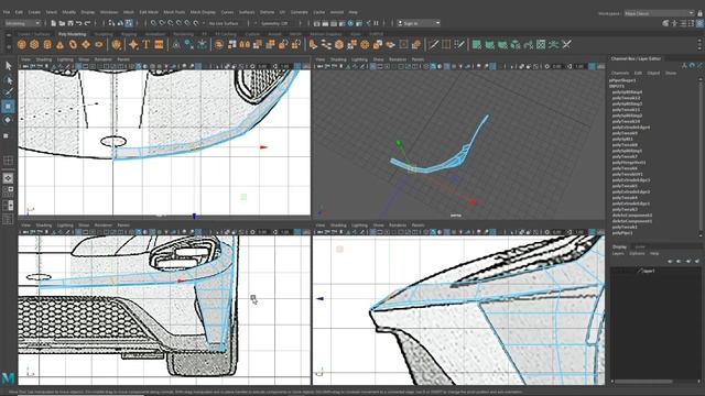 3D Car Modeling Tutorial - Ford GT pt.1