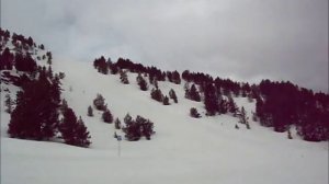 Skiing from Soldeu to El Tarter, Andorra March 2011
