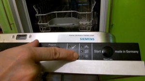 Режимы работы посудомоечной машины SIEMENS SR64E002RU и продолжение отзыва
