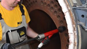 Механизированная чистка водогрейных котлов Viessmann Vitomax 100-LW тип M148 мощностью 2,9 МВт
