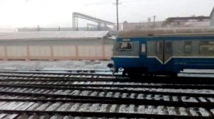 ДИЗЕЛЬ ПОЕЗД ДДБ-1 С СИЛОВОЙ ТЯГОЙ М62 ОРША-ЛЕПЕЛЬ