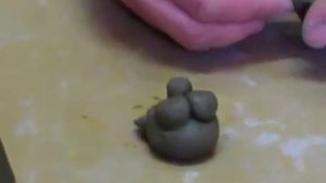 Лепка из полимерной глины Лепка кота