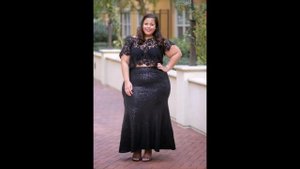 Праздничные образы для пышных женщин