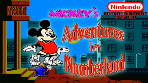 Mickey's Adventures in Numberland полное прохождение на русском языке Dendy Денди NES Nintendo