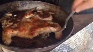 Самса+циплёнок тапака в Помпейской печи
