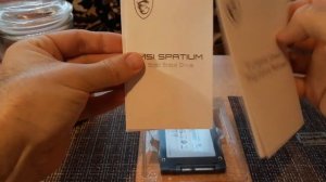 Распаковка SSD MSI SPATIUM S270 за 1399 рублей из DNS