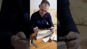 Охотничий нож "Лиса", дамасская сталь. Отзыв о ноже!